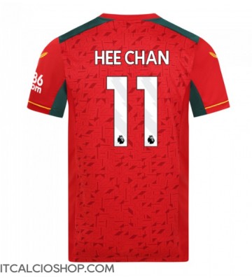 Wolves Hee-chan Hwang #11 Seconda Maglia 2023-24 Manica Corta